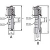 Messkupplung mit Schottanschluss SSK 15/8 S-P